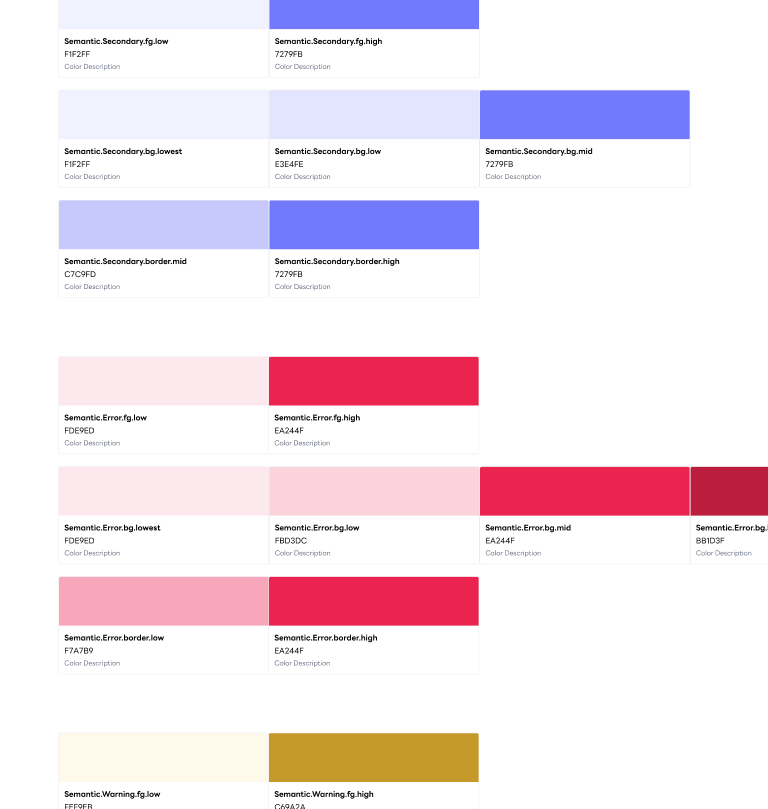 Semantic Colors